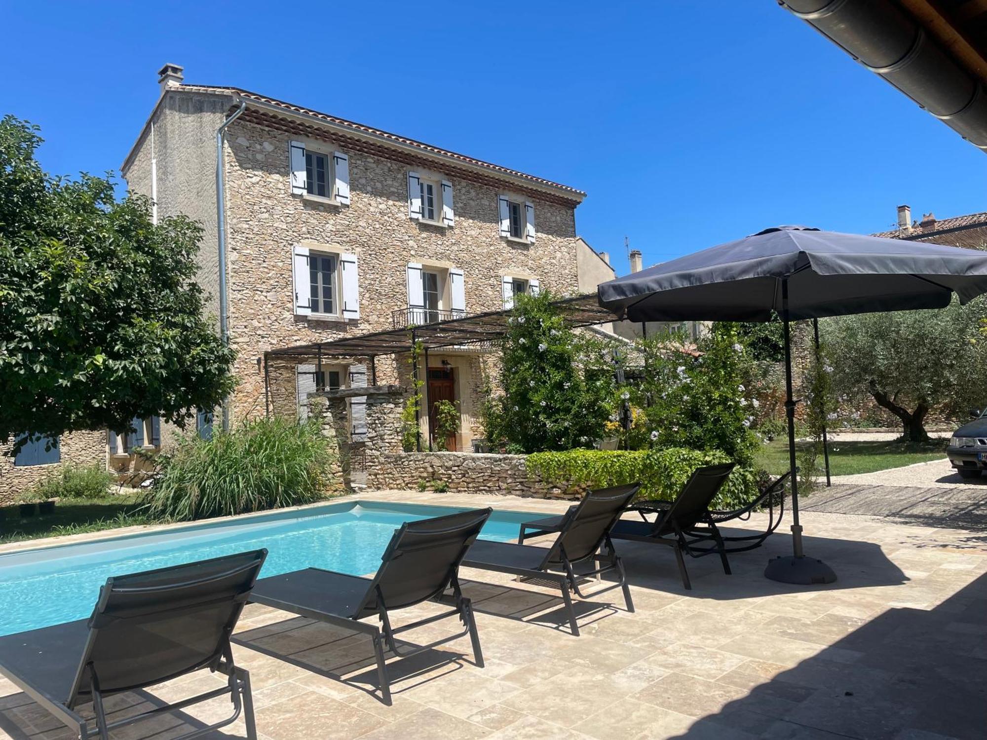 Provenzalisches Landhaus Les Martinets Am Fusse Des Mont Ventoux Villes-sur-Auzon Exterior photo